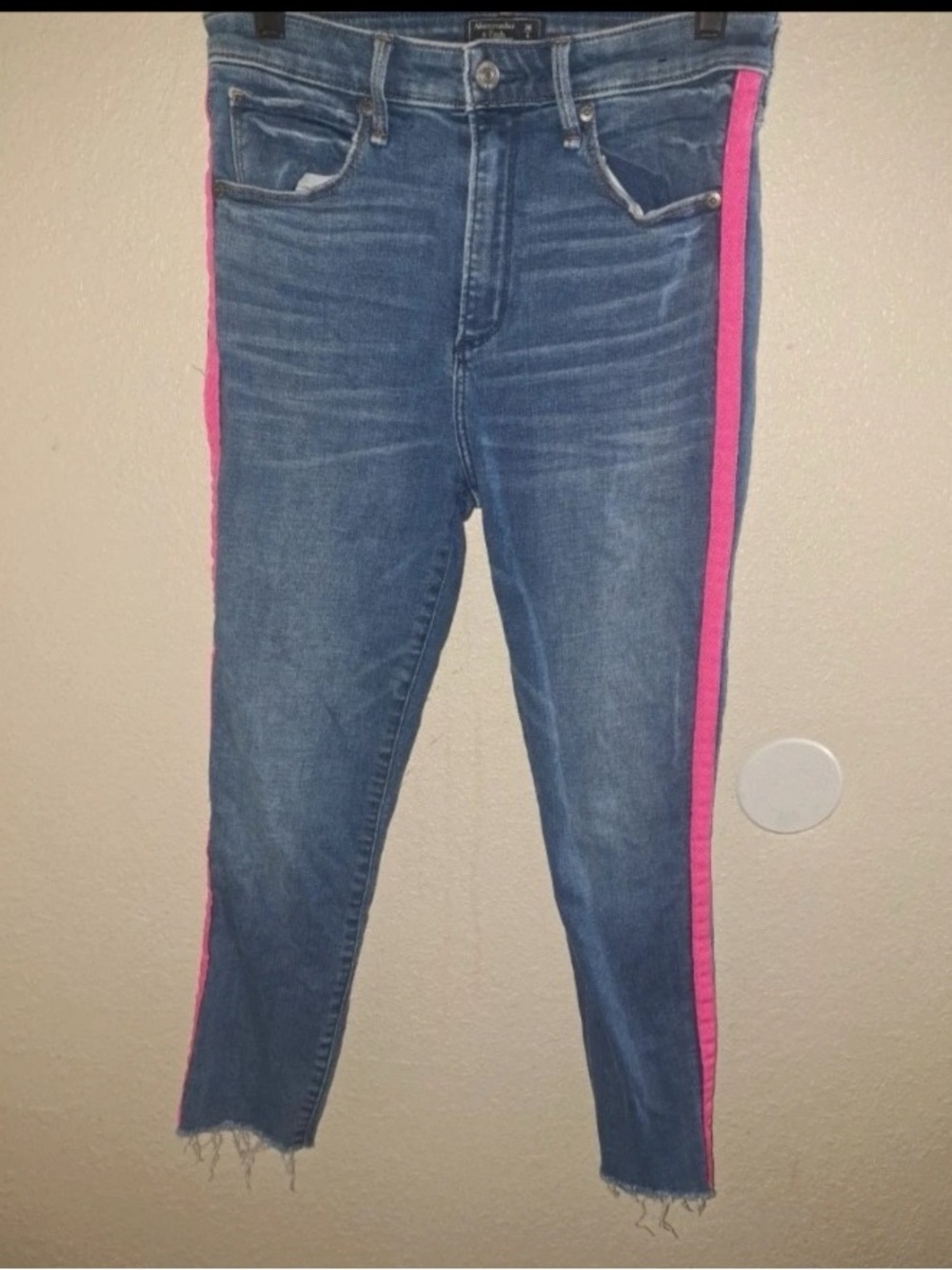 Abercrombie & Fitch Simone High Rise Ankle Jeans
